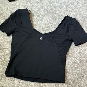 Black lululemon top size XS